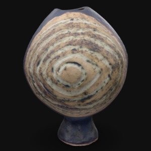 Footed Spiral Oval