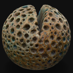 Pierced Cleft Sphere
